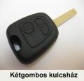 Citroen két gombos kulcsház - Citroen autóalkatrészek