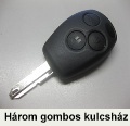 Renault Trafic III három gombos kulcsház Renault Trafic III három gombos kulcsház - Renault autóalkatrészek